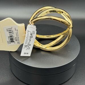 New Directions Gold Interwoven Bracelet